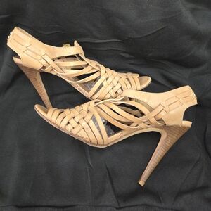 Tory Burch Tan Heeled Sandals
